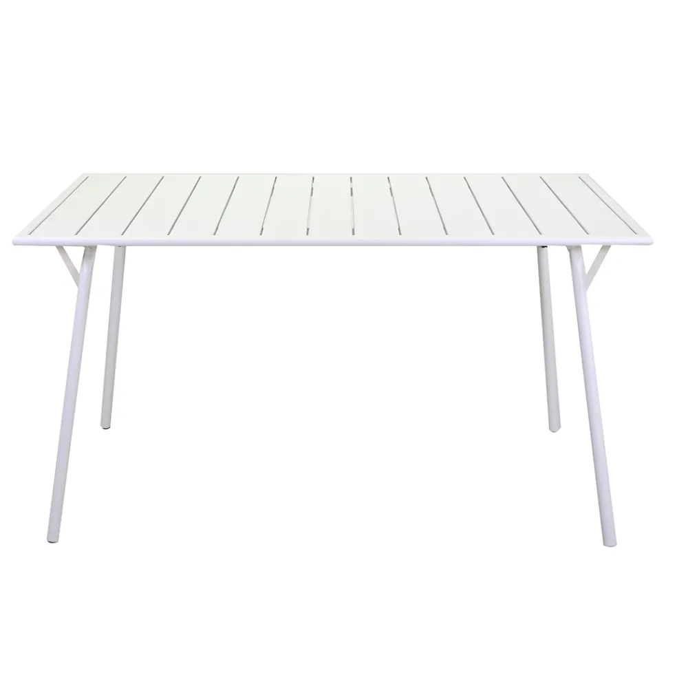 Viadurini in the Garden Gartentische Aus Aluminium-Rechteckiger und klappbarer Gartentisch aus Metall - Ribbon