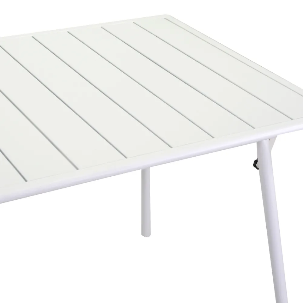 Viadurini in the Garden Gartentische Aus Aluminium-Rechteckiger und klappbarer Gartentisch aus Metall - Ribbon