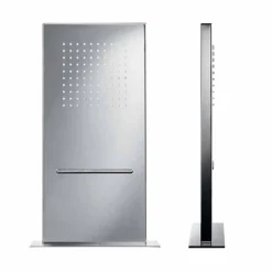 Viadurini Taps Duschköpfe-Rechteckiger Wandduschkopf aus Edelstahl Made in Italy - Anito