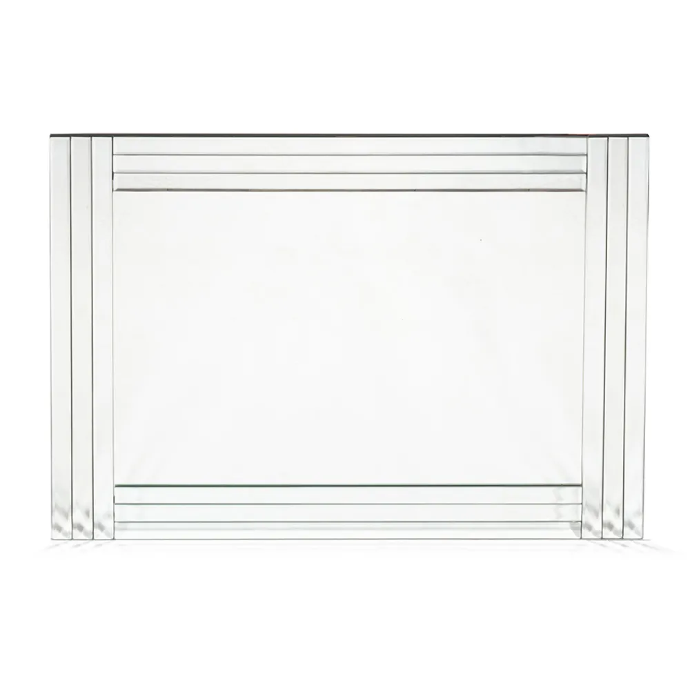 Viadurini Living Wandspiegel-Rechteckiger Wandspiegel mit Struktur in modernem Design MDF - Brisco