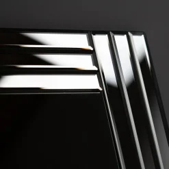 Viadurini Living Wandspiegel-Rechteckiger Wandspiegel mit Struktur in modernem Design MDF - Brisco