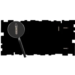 Viadurini Living Wandspiegel-Rechteckiger Wandspiegel mit geformtem Glasrahmen - Norbo