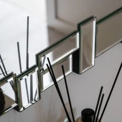 Viadurini Living Wandspiegel-Rechteckiger Wandspiegel mit geformtem Glasrahmen - Norbo