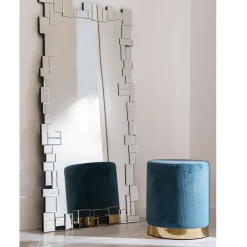 Viadurini Living Wandspiegel-Rechteckiger Wandspiegel mit geformtem Glasrahmen - Norbo