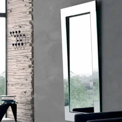 Viadurini Living Wandspiegel-Rechteckiger Wandspiegel mit geneigtem Rahmen Made in Italy - Salamina