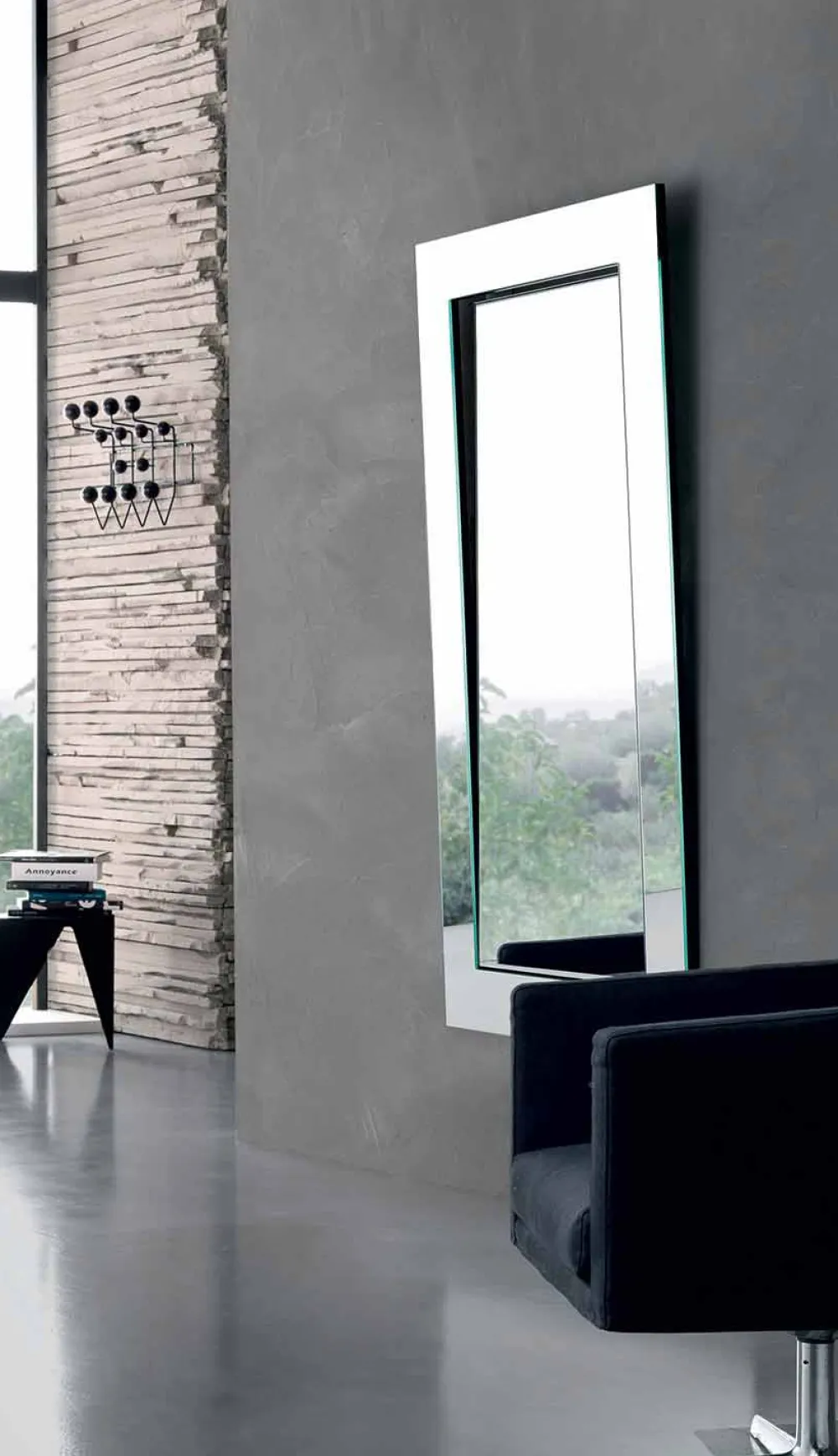 Viadurini Living Wandspiegel-Rechteckiger Wandspiegel mit geneigtem Rahmen Made in Italy - Salamina