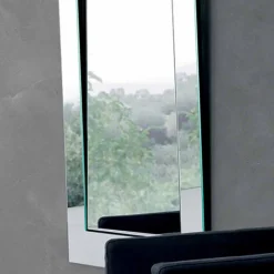 Viadurini Living Wandspiegel-Rechteckiger Wandspiegel mit geneigtem Rahmen Made in Italy - Salamina