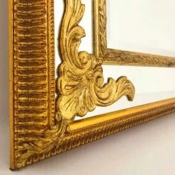 Viadurini Classic Wandspiegel-Rechteckiger Wandspiegel aus Holz hergestellt in Italien Valentino