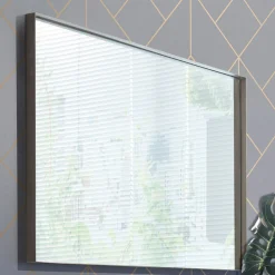 Viadurini Bathroom Wandspiegel-Rechteckiger Wandspiegel mit Bronze-, Schwarz-, Platin- oder Kupferrahmen - Renga