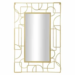 Viadurini Living Wandspiegel-Rechteckiger Wandspiegel aus Eisen im modernen Design - Plinio