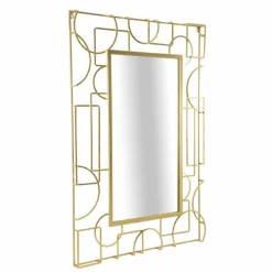 Viadurini Living Wandspiegel-Rechteckiger Wandspiegel aus Eisen im modernen Design - Plinio