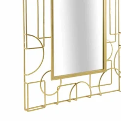 Viadurini Living Wandspiegel-Rechteckiger Wandspiegel aus Eisen im modernen Design - Plinio