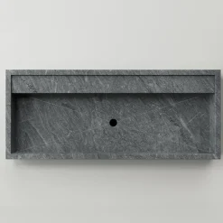 Viadurini Bathroom Keramikwaschbecken-Rechteckiges Aufsatzwaschbecken aus Feinsteinzeug Made in Italy - Cervia