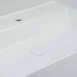 Viadurini Bathroom Keramikwaschbecken-Rechteckiges Aufsatzwaschbecken L 60 cm aus Keramik Made in Italy - Piacione