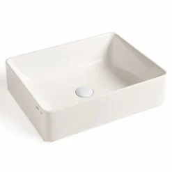 Viadurini Bathroom Keramikwaschbecken-Rechteckiges Aufsatzwaschbecken L 60 cm aus Keramik - Rotolino