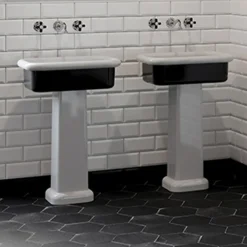 Viadurini Bathroom Farbige Waschbecken-Rechteckiges Aufsatzwaschbecken aus Keramik – Holly