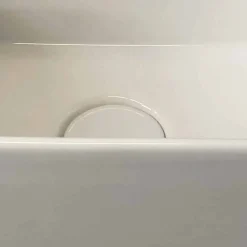 Viadurini Bathroom Keramikwaschbecken-Rechteckiges Aufsatzwaschbecken aus farbiger Keramik Made in Italy - Kino