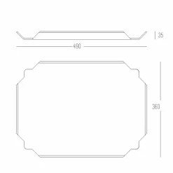 Viadurini Kitchen Küchenzubehör-Rechteckiges Küchentablett in weißer Corian-Qualität Made in Italy - Ivanova