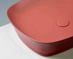 Viadurini Bathroom Keramikwaschbecken-Rechteckiges Keramik-Arbeitsplattenwaschbecken Made in Italy - Zarro