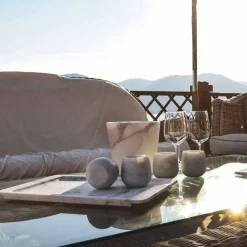 Viadurini Kitchen Küchenzubehör-Rechteckiges Tablett aus modernem geädertem weißem Marmor Made in Italy - Stora