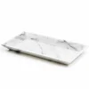 Viadurini Kitchen Küchenzubehör-Rechteckiges Tablett aus weißem Carrara-Marmor Made in Italy - Vassili