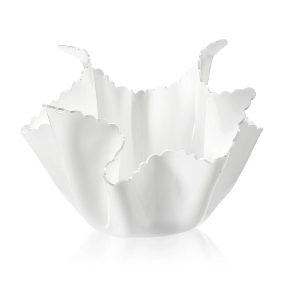 Viadurini Living Deko Vasen-Recycelbare drapierte farbige Plexiglasvase 2 Stück 2 Größen - Gabria