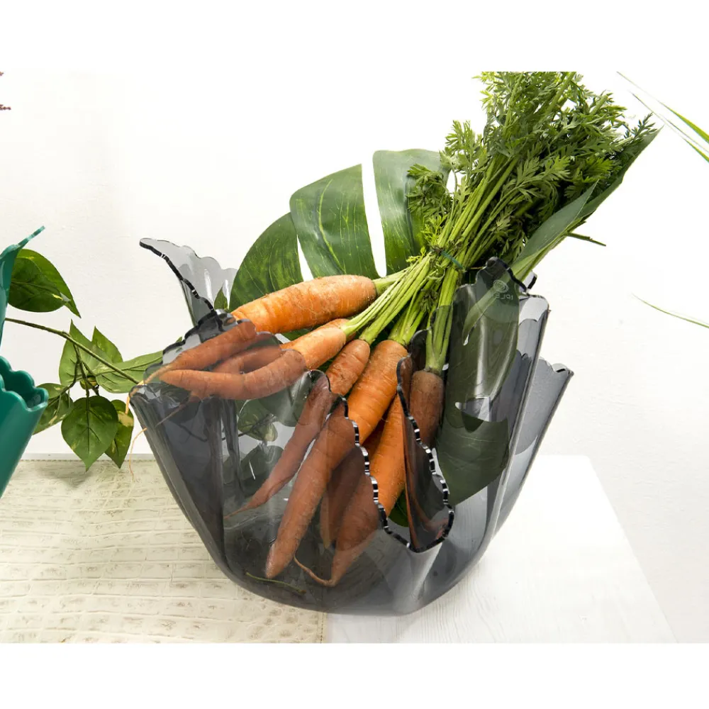 Viadurini Living Deko Vasen-Recycelbare drapierte farbige Plexiglasvase 2 Stück 2 Größen - Gabria