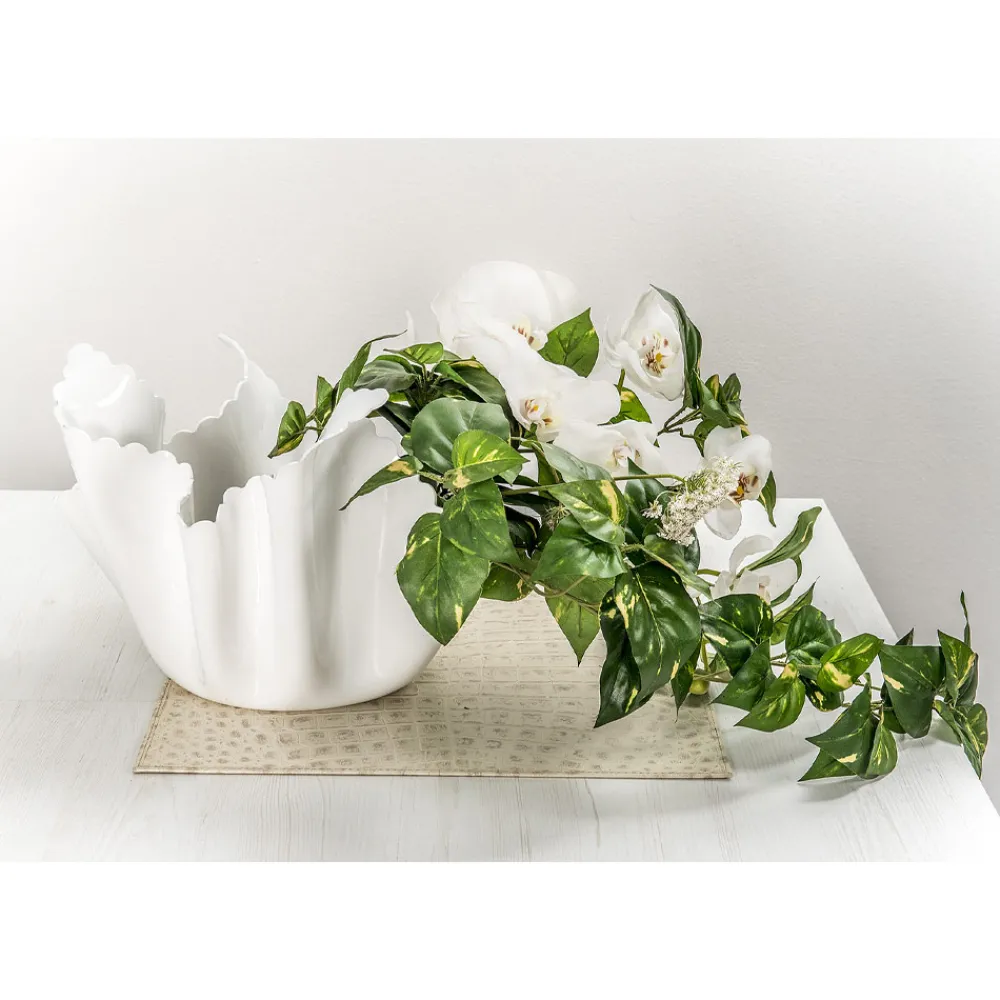 Viadurini Living Deko Vasen-Recycelbare drapierte farbige Plexiglasvase 2 Stück 2 Größen - Gabria