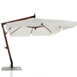 Viadurini in the Garden Gartenschirm-Regenschirm aus Massivholz mit PVC-beschichtetem Polyesterdach – Devoir