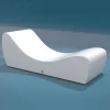 Trona Sonnenliegen-Relax Sonnenliege aus Kunstleder weiss made in Italy