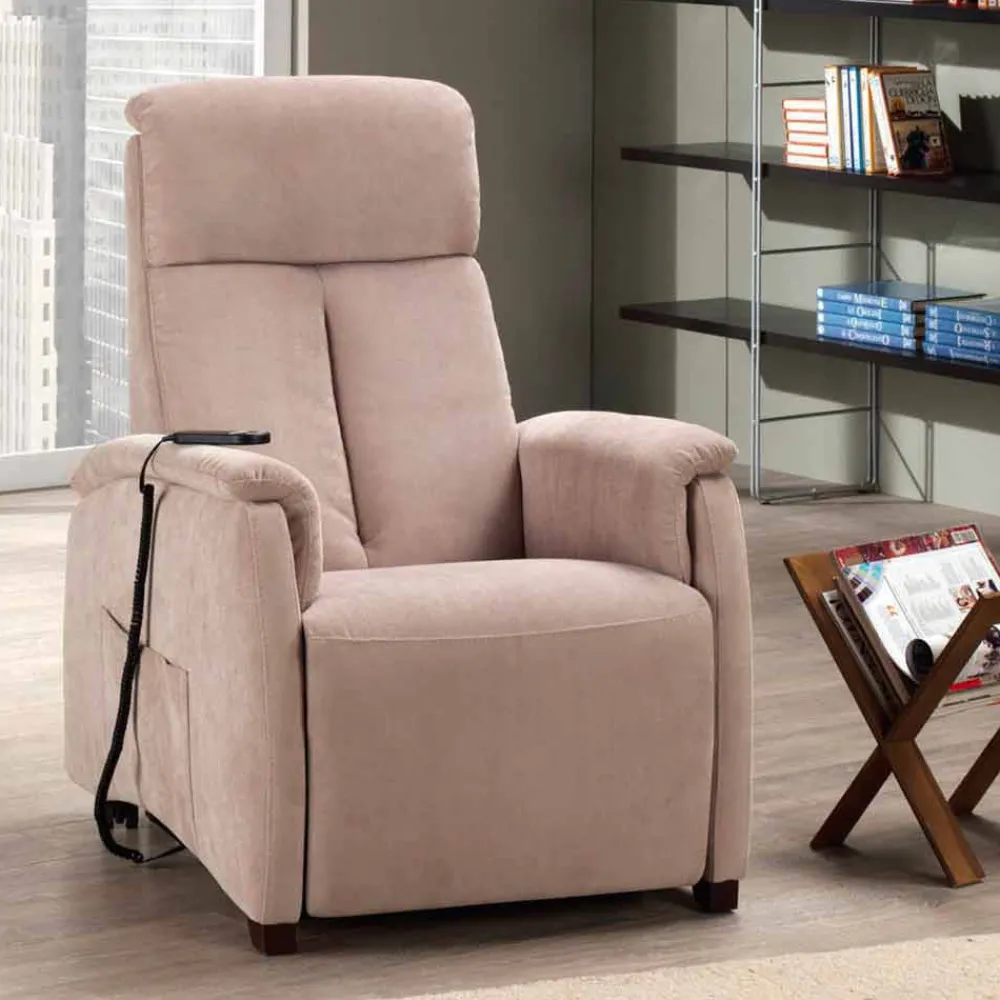 Stile Relax Aufstehsessel Und Massagesessel-Relaxsessel mit 1 Motor und Aufstehhilfe Via Venezia
