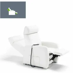 Stile Relax Aufstehsessel Und Massagesessel-Relaxsessel mit 1 Motor und Aufstehhilfe Via Venezia