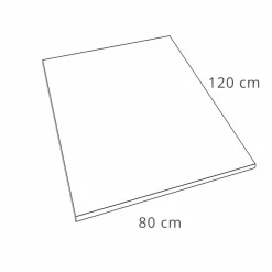 Viadurini Bathroom Rechteckige Duschwannen-Resin Duschwanne 120x80 in Modern White Velvet Effect Finish - Estimo