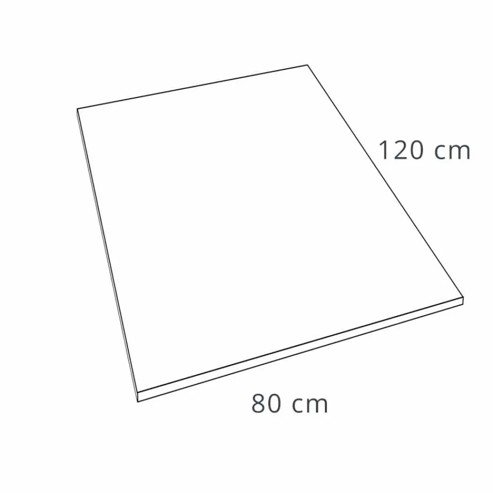 Viadurini Bathroom Rechteckige Duschwannen-Resin Duschwanne 120x80 in Modern White Velvet Effect Finish - Estimo