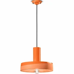 Ferroluce Pendelleuchten Vintage-Retro Style Hängelampe aus farbiger Keramik - Pi