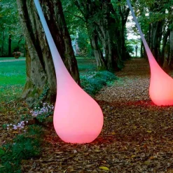 Myyour Lichtmöbel|Designer Stehlampen-RGB Stehleuchte Vase der Dekoration mit Kunststoff-Design - Ampulle von