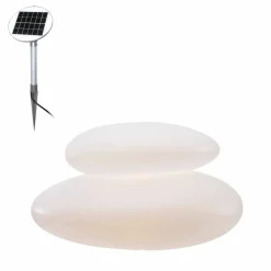 Viadurini Lighting Design Beleuchtung|Designer Stehlampen-Rock-förmige Außen- oder Innenlampe, modernes farbiges Design - Sassostar