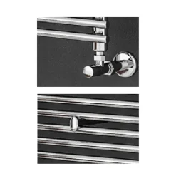 Viadurini Radiators Heizkörper Hydraulisch-Rohrförmiger Handtuchwärmer aus Chrom bis 1050 Watt Made in Italy - Benji