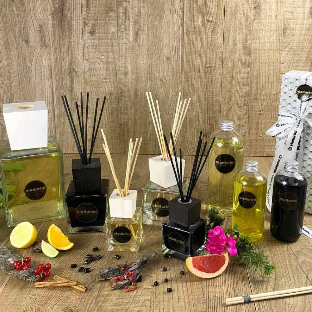 Viadurini Home Fragrance Feel Good-Rosa Marittima Raumduft 500 ml mit Sticks - Rosadiamalfi