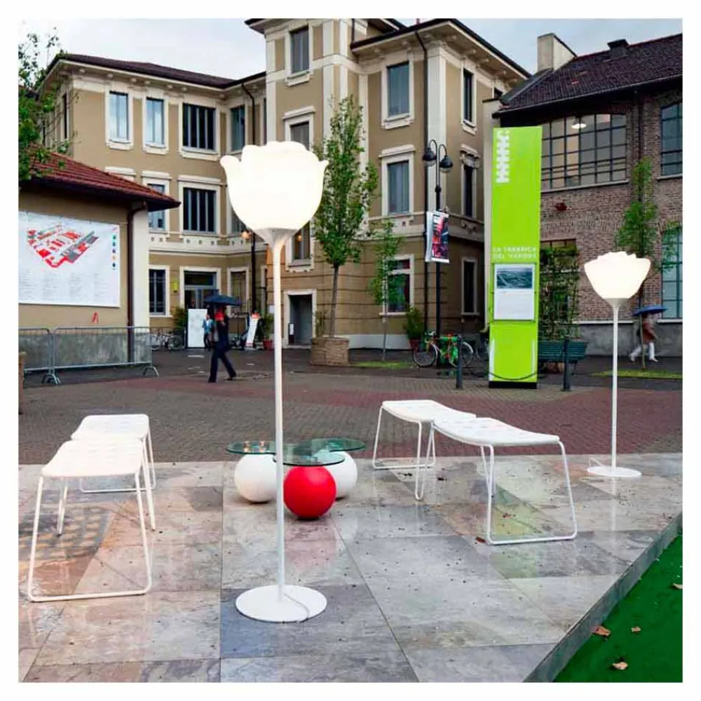 Myyour Design Beleuchtung-Rose Shaped Modern Design Outdoor Stehleuchte - Baby Love von