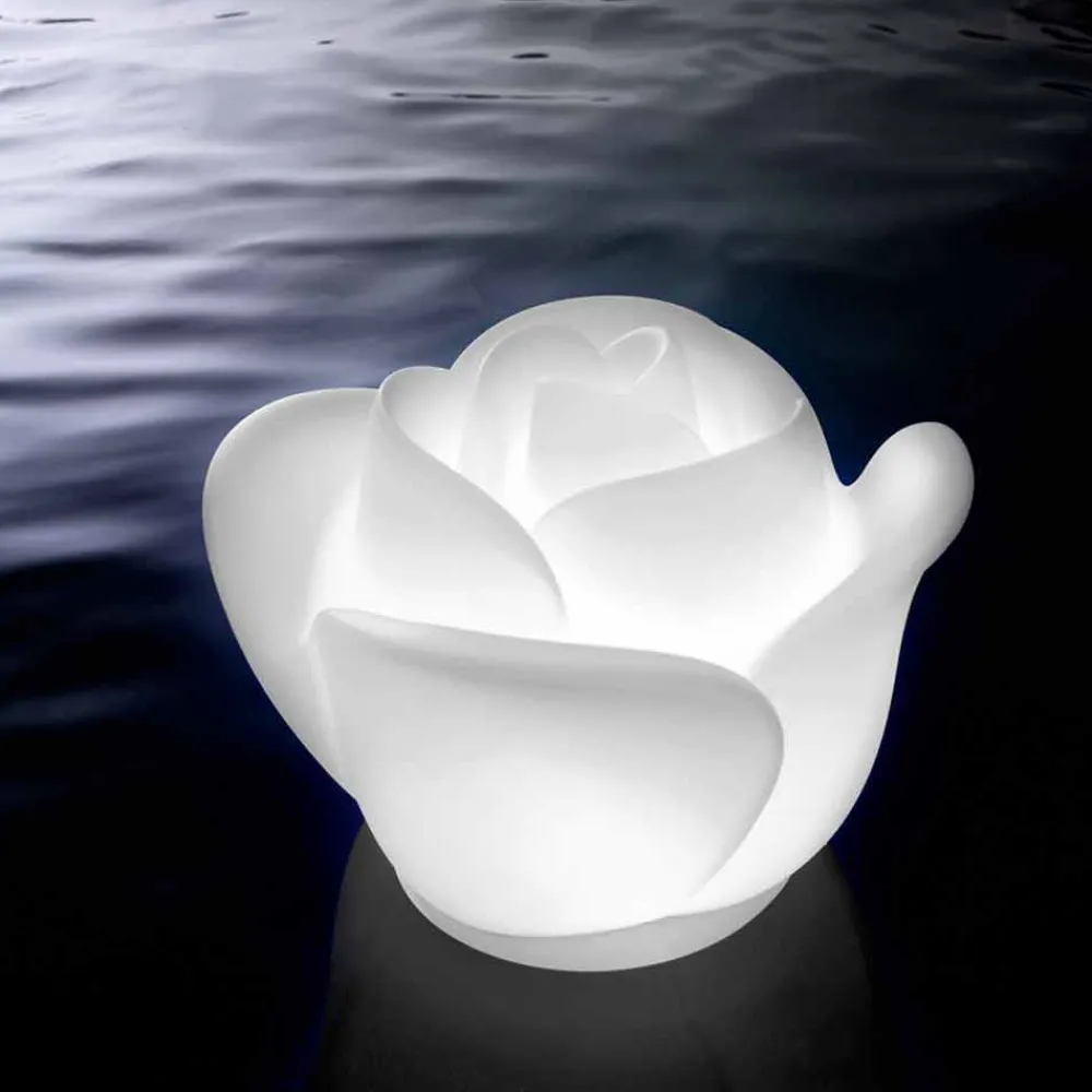 Myyour Design Tischlampen-Rosenförmige Tischlampe mit Induktions-RGBW-LED - Baby Love von