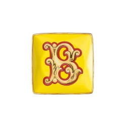 Versace Becher Set Design-Rosenthal Alphabet 6 flache, quadratische Porzellanschalen - Alphabet