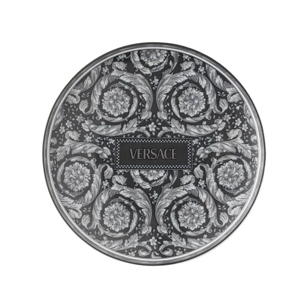 Versace Teller Set-Rosenthal Barocco 4 Speiseteller Durchmesser 17 cm aus Porzellan - Barocco