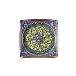 Versace Becher Set Design-Rosenthal Barocco Mosaic 6 flache, quadratische Porzellanschalen - Mosaik
