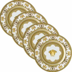 Versace Teller Set-Rosenthal I Love Baroque 4 Speiseteller Ø 18 cm - Barock