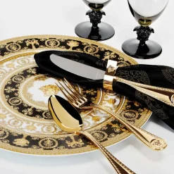 Versace Teller Set-Rosenthal I Love Baroque 4 Speiseteller Ø 18 cm - Barock