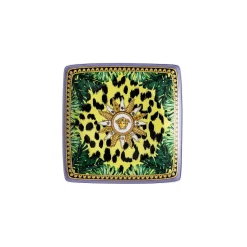 Versace Becher Set Design-Rosenthal Jungle Animalier 6 flache, quadratische Schalen - Animalier