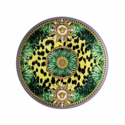 Versace Teller Set-Rosenthal Jungle Animalier 4 Speiseteller Durchmesser 17 cm - Animalier