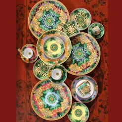 Versace Teller Set-Rosenthal Jungle Animalier 4 Speiseteller Durchmesser 17 cm - Animalier