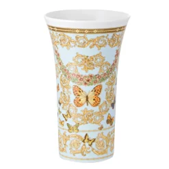 Versace Deko Vasen-Rosenthal Le Jardin Porzellanvase mit Elementen der Natur - Barock